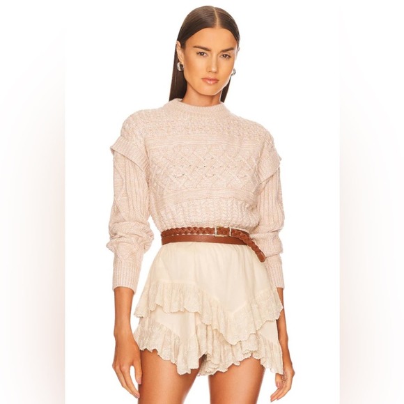 NWT Minkpink Jolene Cable Knit Sweater (size S) - Picture 1 of 12